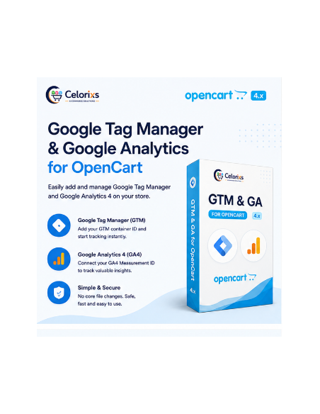 OpenCart Google Tag Manager & Google Analytics Extension | GA4 Integration