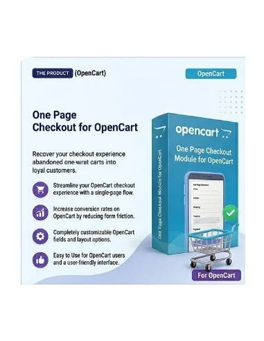 OpenCart-Erweiterung für den One-Page-Checkout | Schneller und responsiver Checkout