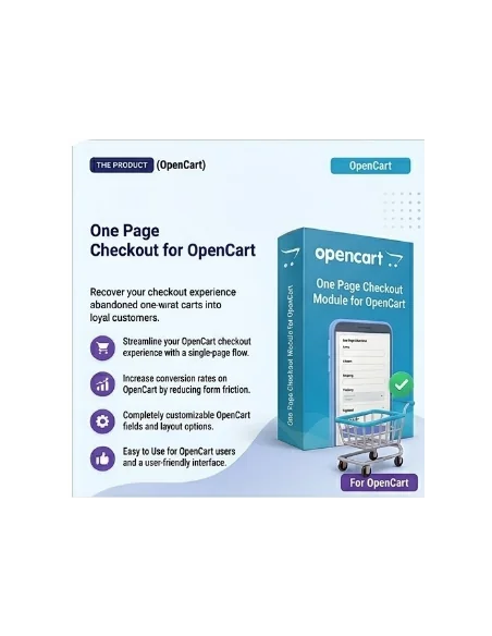 OpenCart-Erweiterung für den One-Page-Checkout | Schneller und responsiver Checkout