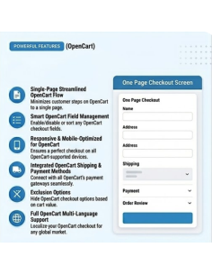 OpenCart-Erweiterung für den One-Page-Checkout | Schneller und responsiver Checkout 2