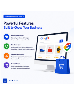 Prestashop-Modul zur Integration von Google Shopping | Google Merchant Feed 2