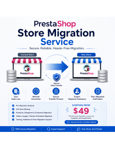 PrestaShop-Shop-Migrationsservice | Sichere und reibungslose Migration | Celorxis