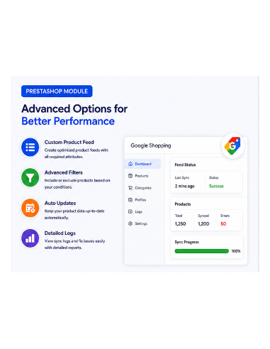 Prestashop Google Shopping Integration Module | Google Merchant Feed