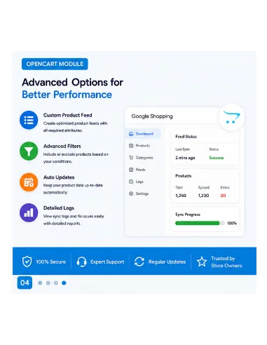 OpenCart-Erweiterung zur Integration von Google Shopping | Google Merchant Center-Feed