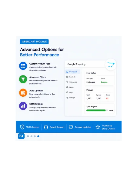 OpenCart-Erweiterung zur Integration von Google Shopping | Google Merchant Center-Feed