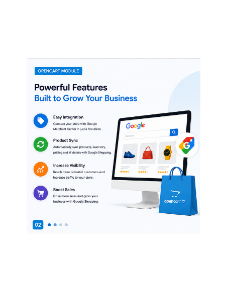 OpenCart Google Shopping Integration Extension | Google Merchant Center Feed